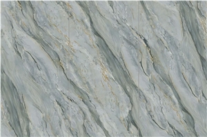 Irish Green Artificial Sintered Stone For Wall Decoration