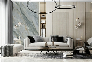 Irish Green Artificial Sintered Stone For Wall Decoration