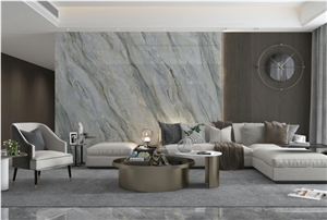 Irish Green Artificial Sintered Stone For Wall Decoration