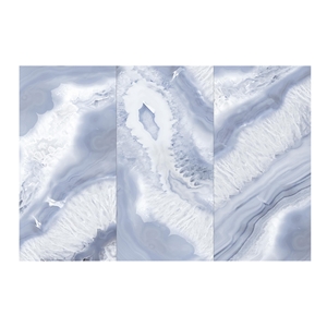 Pearl Blue Jade Artificial Sintered Stone Slab For Wall