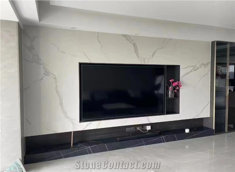 Sintered Stone Black And Withe Roots