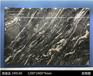 Sintered Stone Black Luan Gold