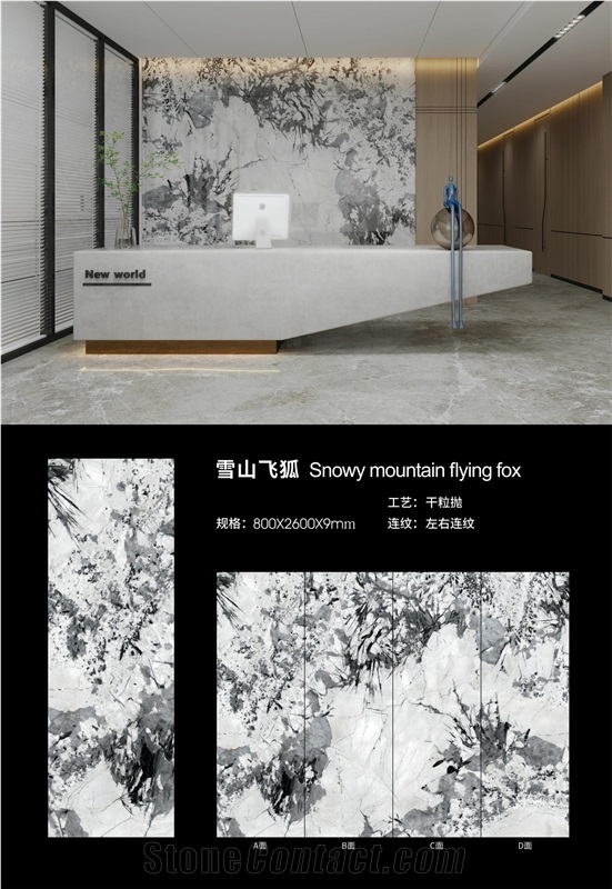 Sintered Stone Snow Mountainn Fly Fox