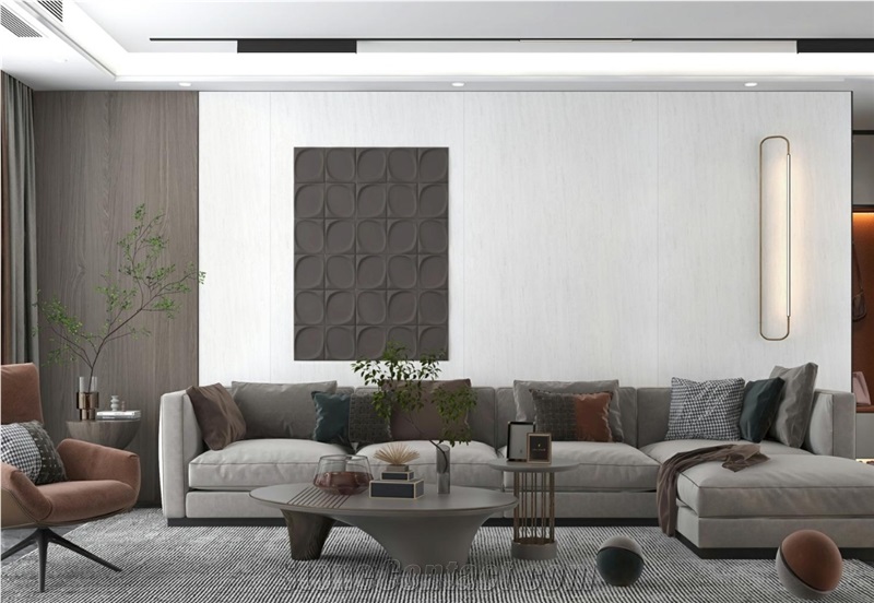 Sintered Wooden Stone Slabs For Floor And Wall Decorate
