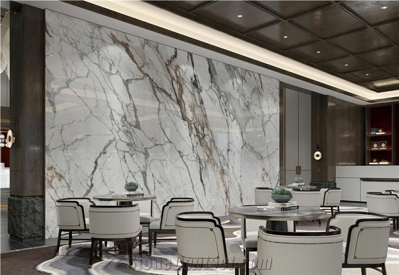 The Golden Days Artificial Sintered Stone Slab For Wall