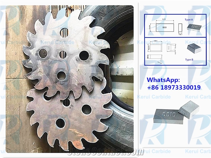 Tungsten Carbide Ss10 Widia Tips For Stone Cutting In Quarry