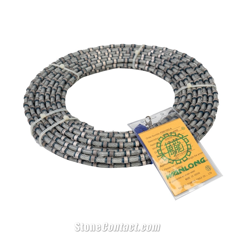 Diamond Wire Saw For Stone Block Cutting Profiling Shaping