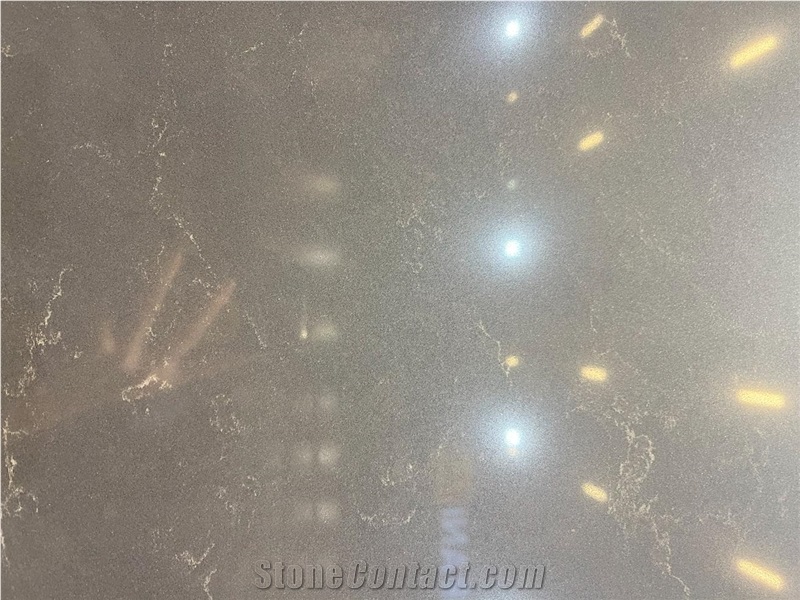 Dark Grey Quartz Slab