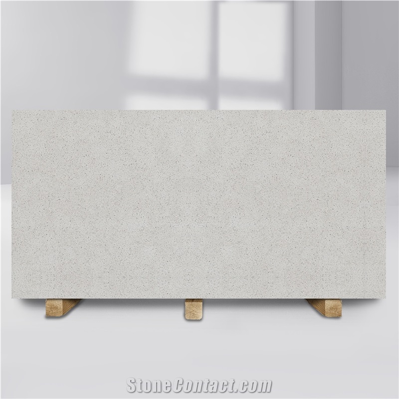 Light Grey Quartz Slab