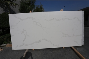 Calacatta White Artificial Quartz Stone Slabs XR2054