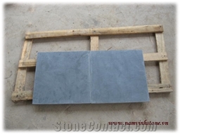 Vietnam Bluestone Scraped Tiles (Light Honed)