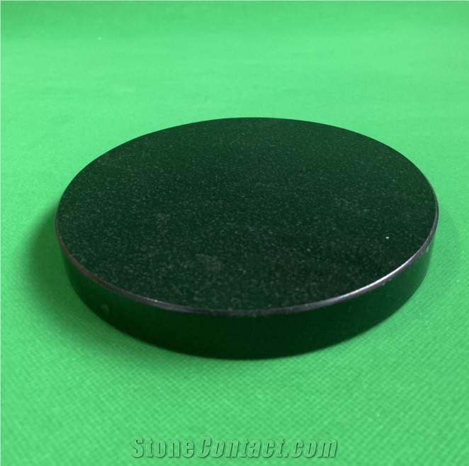 China Good Quality Black Granite Stone Round Cutting Board