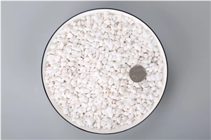 Landscaping Cheap Natural Stone Snow White Pebble Stone
