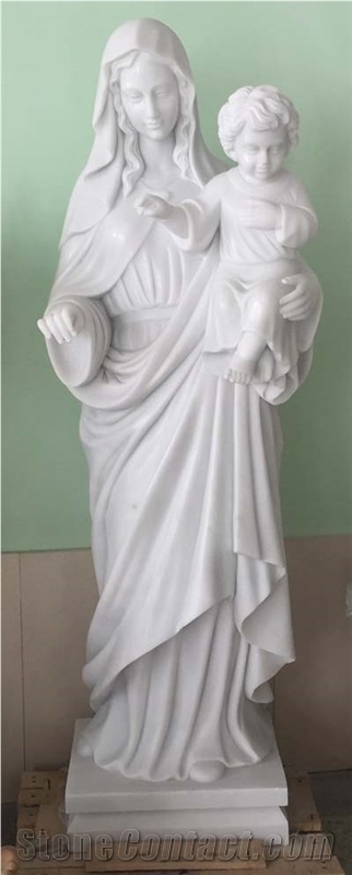 Madonna Mary Sculpture Statue Western Style Human Sculpture