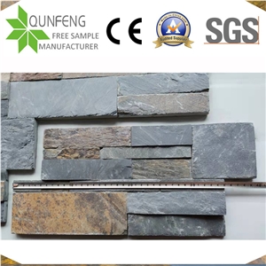 China 18*35CM Rusty/Multicolor Split Slate Ledgestone Panels