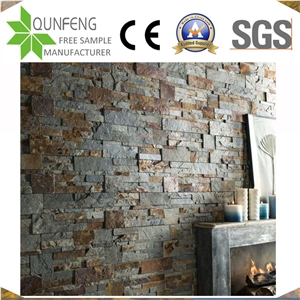 China 18*35CM Rusty/Multicolor Split Slate Ledgestone Panels