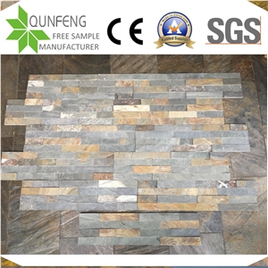 China Natural Rusty/Multicolor Slate Wall Ledgestone Panels