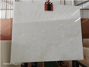 Afghan White Ice Jade Onyx Big Slab