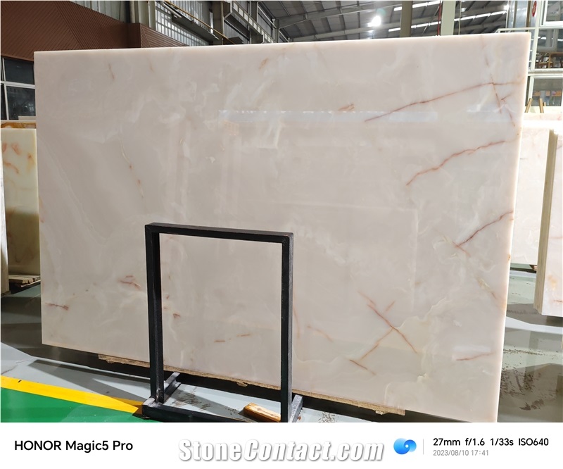 Afghan White Ice Jade Onyx Slab