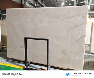 Afghan White Ice Jade Onyx Slab
