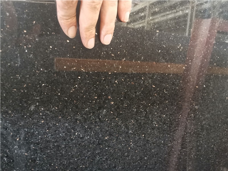 Black Galaxy Granite Slab