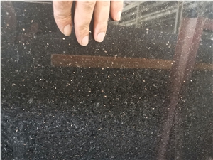 Black Galaxy Granite Slab