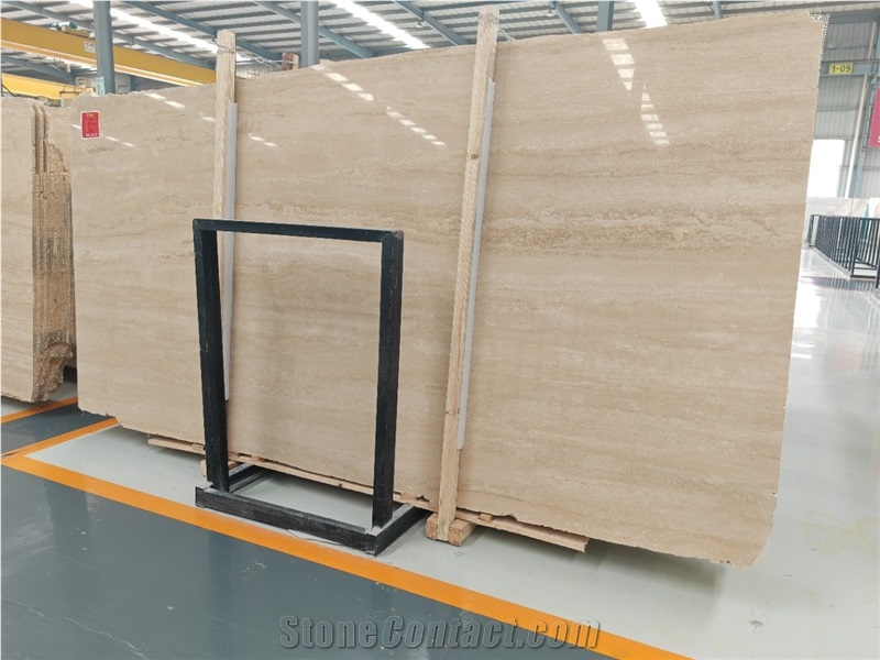 Good Price Roman Travertine Slab Unfilled