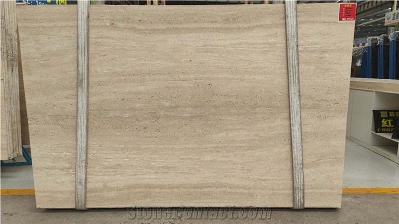 Good Price Roman Travertine Slab Unfilled