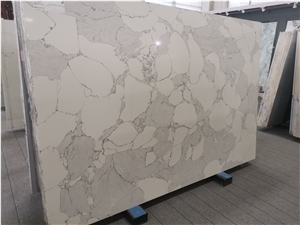 Artificial Bvlgari Grey Quartz Slabs