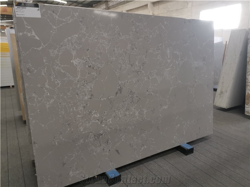 Artificial  Castle Grey Quartz Slabs