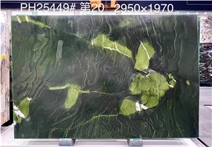 Brazil Avocado Green Quartzite Polished Slabs