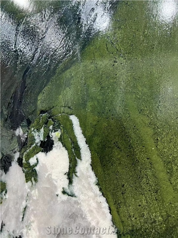 Brazil Avocado Green Quartzite Polished Slabs