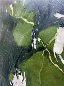Brazil Avocado Green Quartzite Polished Slabs