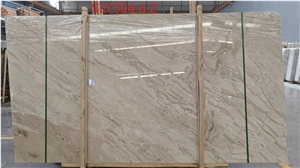 Capuccino Cream Beige Polished Marble Slab