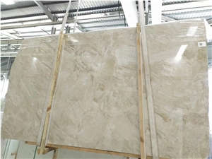 Capuccino Cream Beige Polished Marble Slab