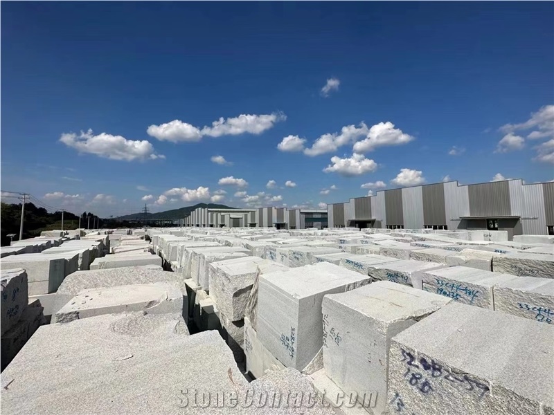 China Jilin White Granite Slabs Polished