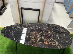 China Portoro Marble Polised Pattern Wall Kitchentop