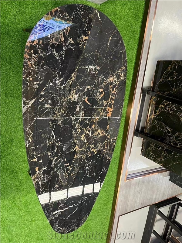 China Portoro Marble Polised Pattern Wall Kitchentop
