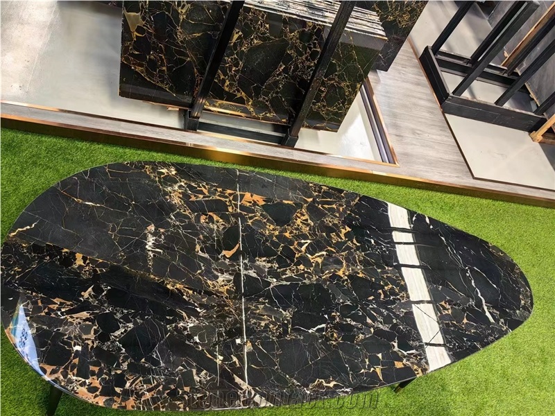 China Portoro Marble Polised Pattern Wall Kitchentop