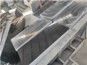 India Black Star Galaxy Polished Slabs Factory