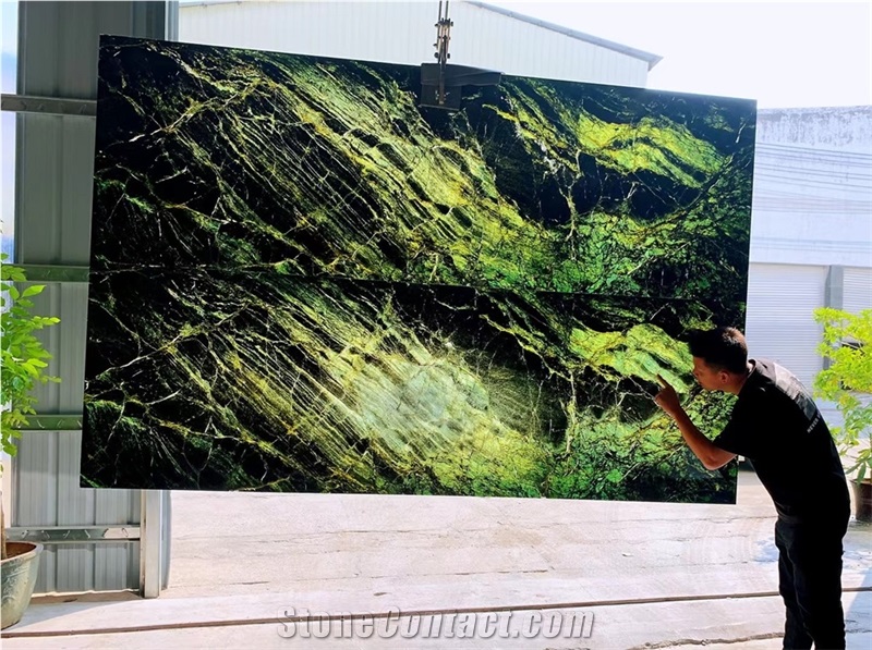 Dark Green Marble Opals Green Marble Slabs