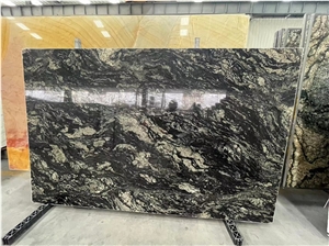Polished Blue Barracuda Granite Slabs