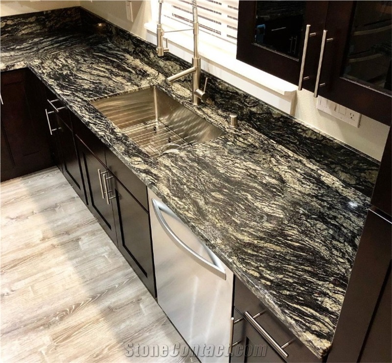 Polished Blue Barracuda Granite Slabs