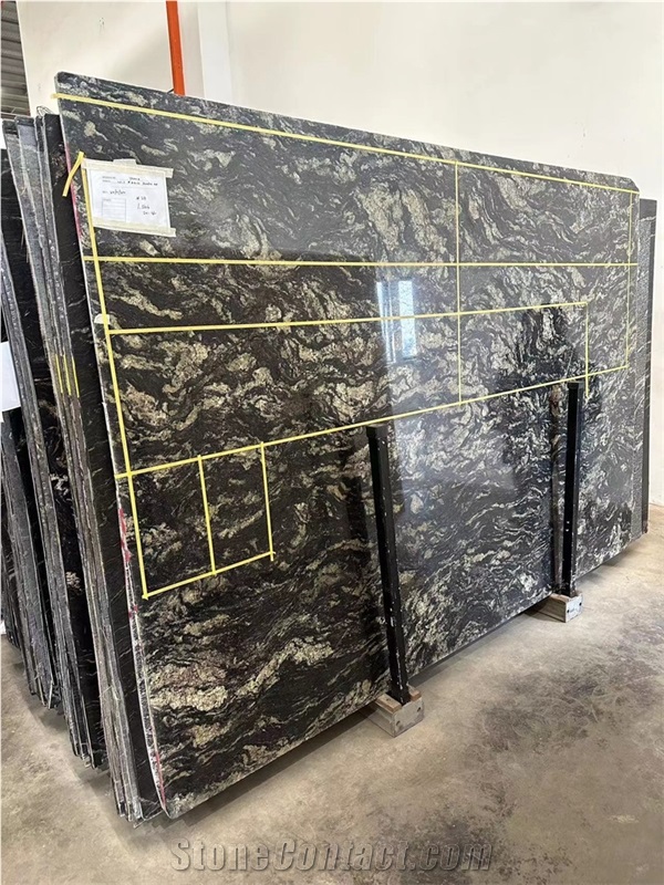 Polished Blue Barracuda Granite Slabs