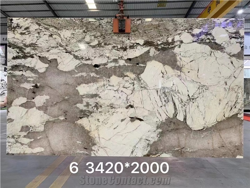 Alpinus Granite Branco Alpen White Big Slab Tile Wall Use