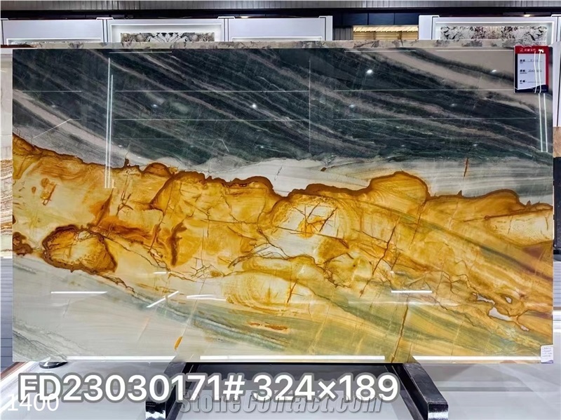 Blue Van Gogh Quartzite Slabs