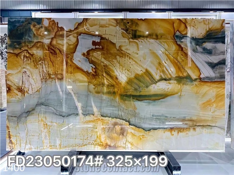 Blue Van Gogh Quartzite Slabs