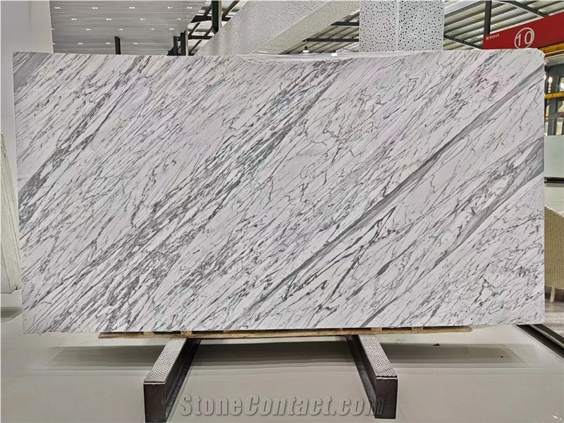 Italy Classico White Marble Calacatta Vision Big Slab Tile