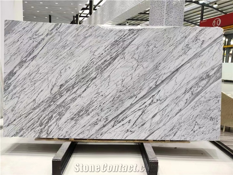 Italy Classico White Marble Calacatta Vision Big Slab Tile