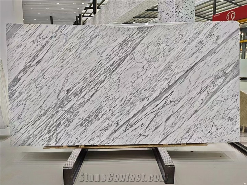 Italy Classico White Marble Calacatta Vision Big Slab Tile